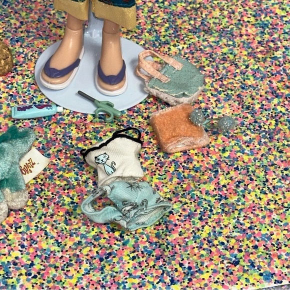 Bratz Slumber Party Jade Fashion Doll 2002 Original Sleepover Pajamas - Picture 3 of 15